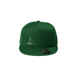 Malfini Rap 5P - sample DTF Cap unisex - bottle green