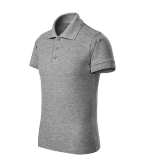 Malfini Pique Polo Free Polo Shirt Kids - dark gray melange