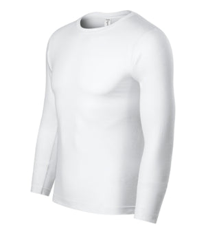 Malfini Progress LS T-shirt unisex - white