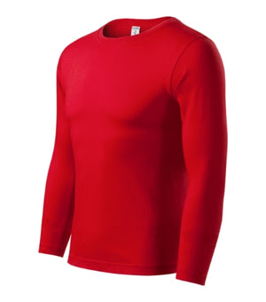 Malfini Progress LS T-shirt unisex - red