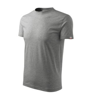 Malfini Base T-shirt unisex - dark gray melange 12 (brand label)