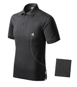 Malfini Resist Heavy Polo Polo Shirt men’s - ebony gray 94 (brand label)