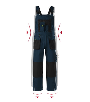 Malfini Ranger Work Bib Trousers men’s - navy blue