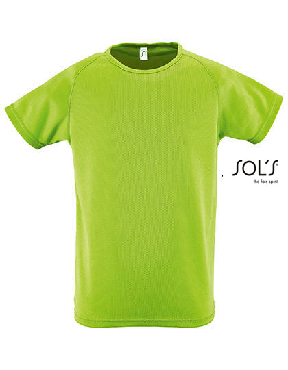 Raglan T-shirt voor Kinderen Sportief