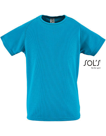 Raglan T-shirt voor Kinderen Sportief