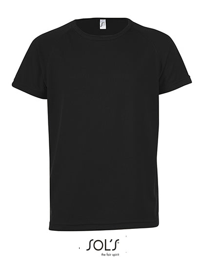 Raglan T-shirt voor Kinderen Sportief