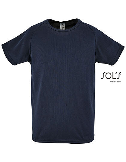 Raglan T-shirt voor Kinderen Sportief