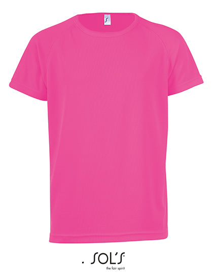Raglan T-shirt voor Kinderen Sportief