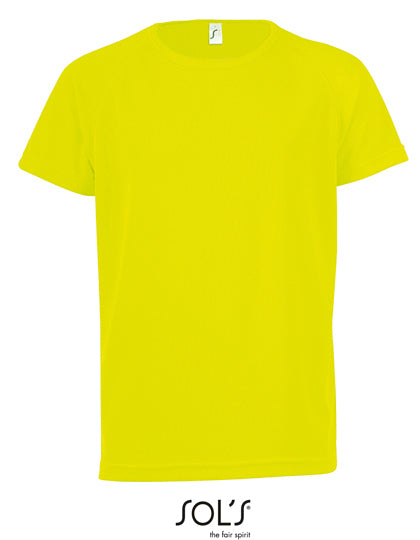Raglan T-shirt voor Kinderen Sportief