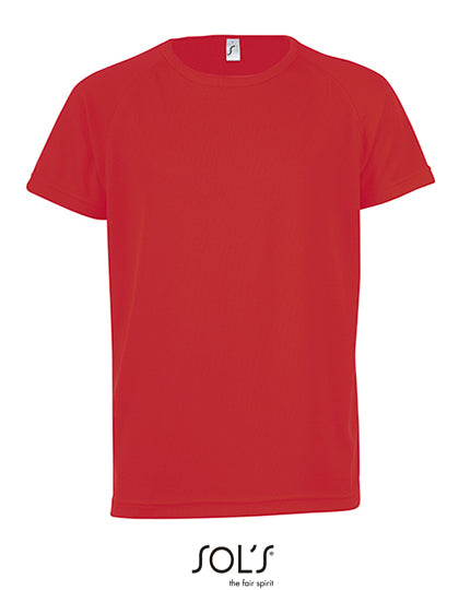 Raglan T-shirt voor Kinderen Sportief