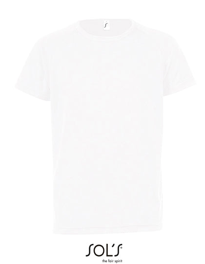 Raglan T-shirt voor Kinderen Sportief