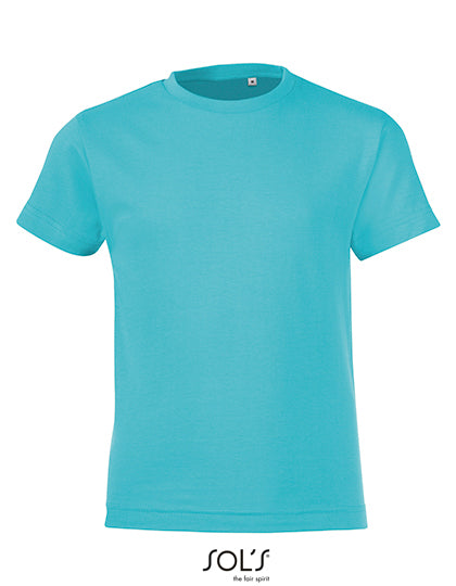 T-shirt ronde hals kinderen Regent Fit