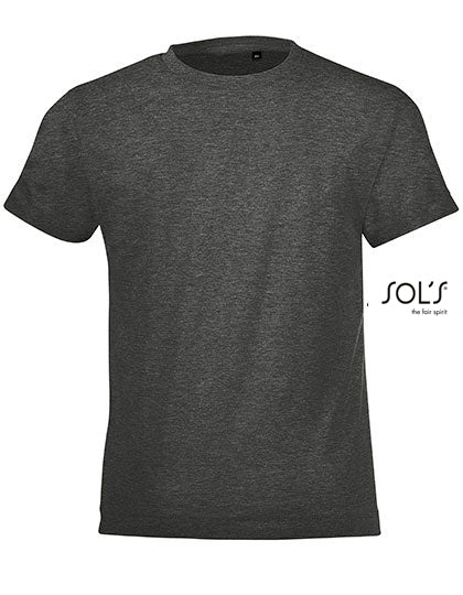 T-shirt ronde hals kinderen Regent Fit