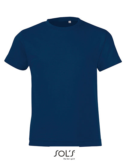 T-shirt ronde hals kinderen Regent Fit