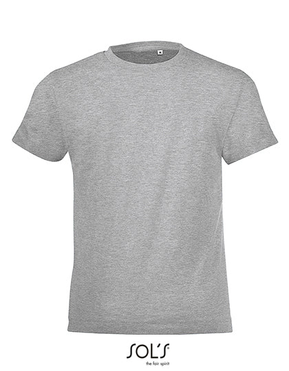 T-shirt ronde hals kinderen Regent Fit