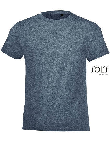 T-shirt ronde hals kinderen Regent Fit