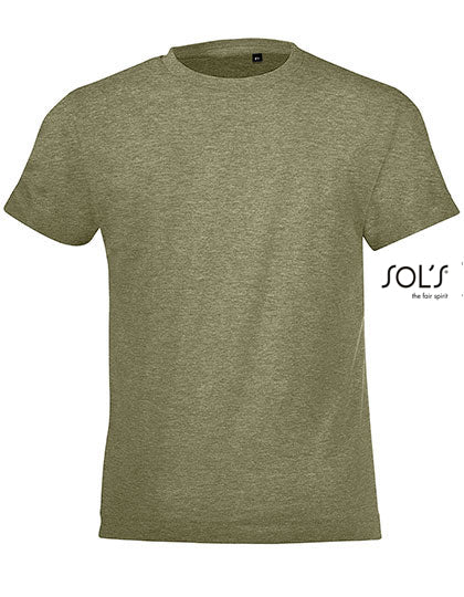 T-shirt ronde hals kinderen Regent Fit