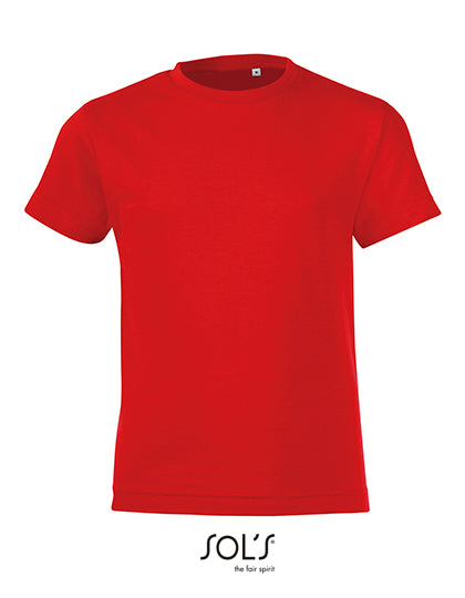 T-shirt ronde hals kinderen Regent Fit
