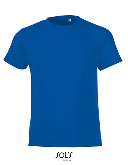T-shirt ronde hals kinderen Regent Fit