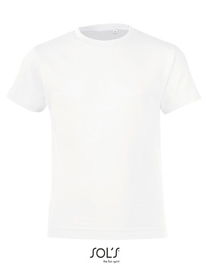T-shirt ronde hals kinderen Regent Fit