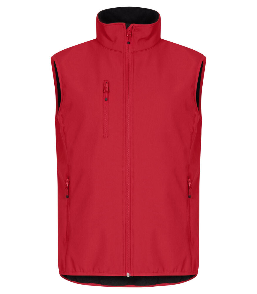 Classic Softshell Vest - red