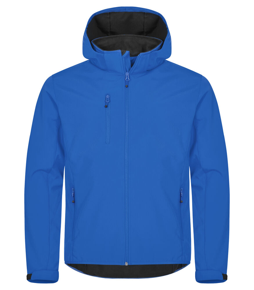 Classic Softshell Hoody Jacket - royal blue