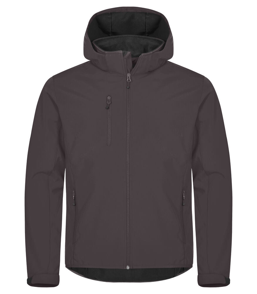 Classic Softshell Hoody Jacket - dark grey