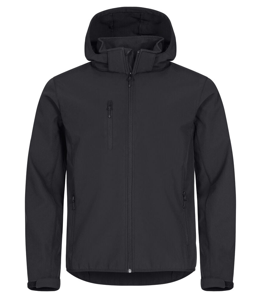 Classic Softshell Hoody Jacket - black