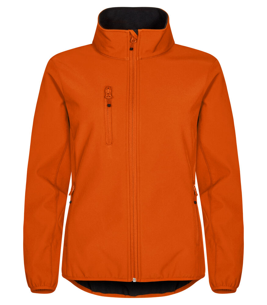 Classic Softshell Jacket Women - blood orange