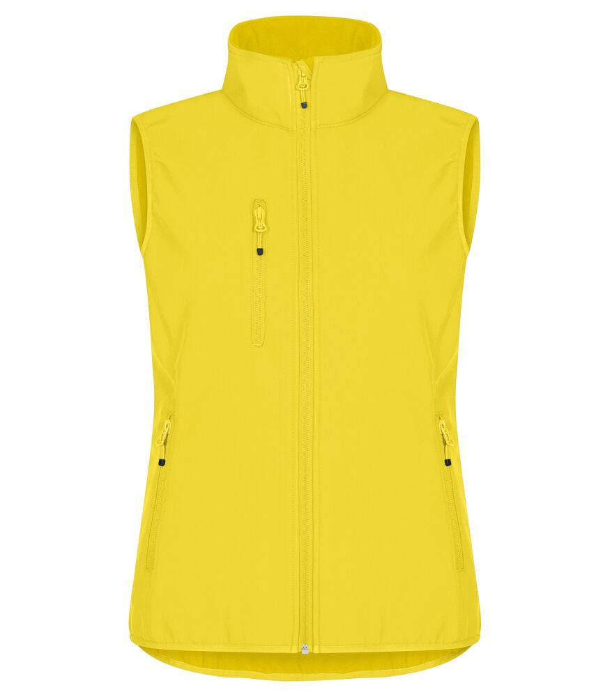 Classic Softshell Vest Women - lemon
