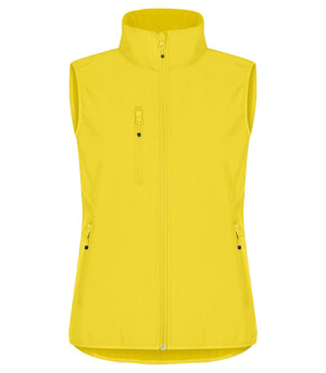 Classic Softshell Vest Women - lemon