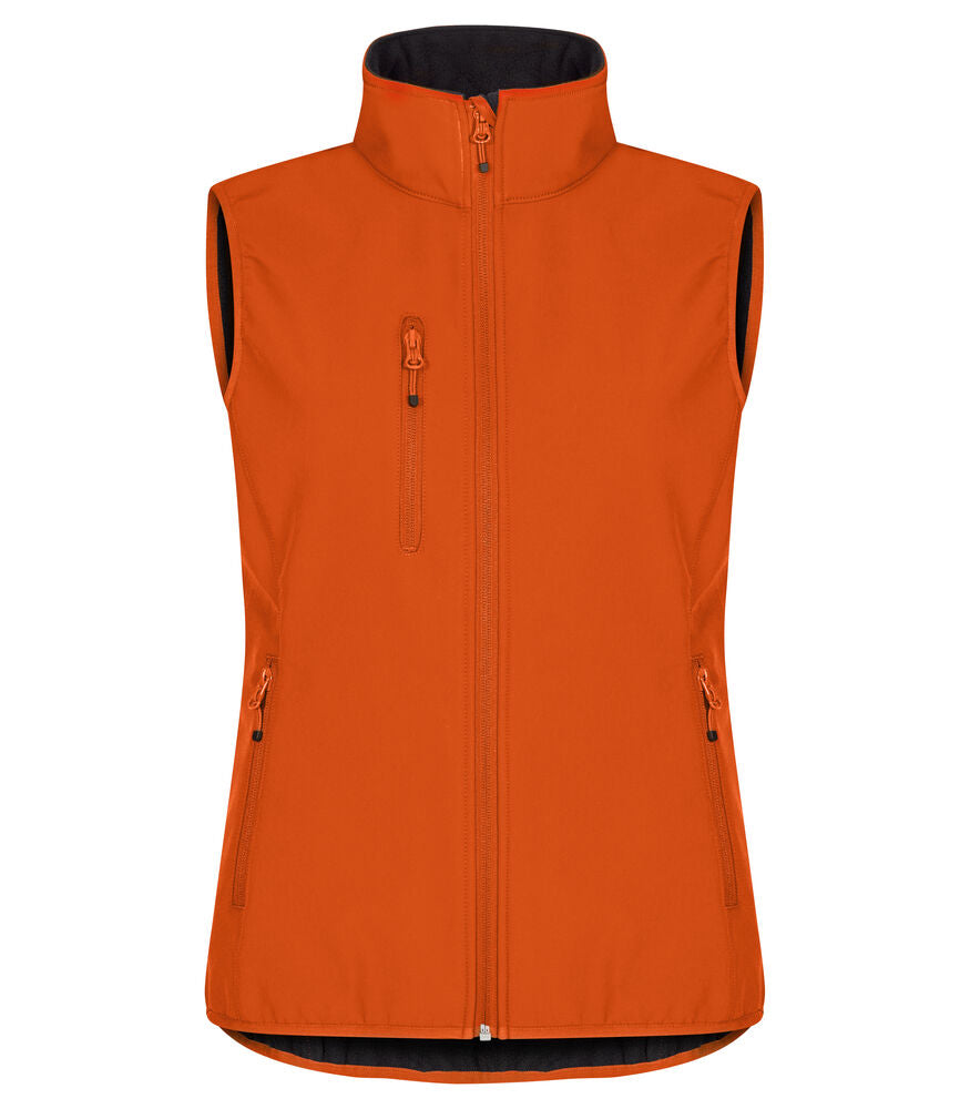 Classic Softshell Vest Women - blood orange
