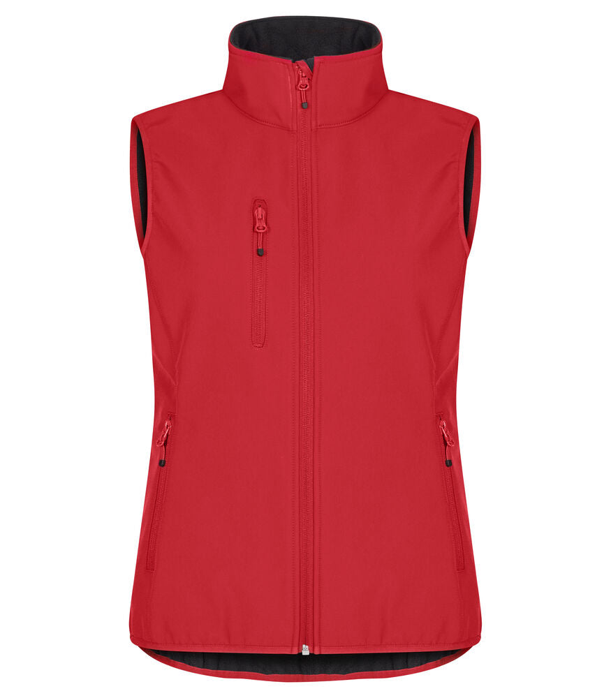 Classic Softshell Vest Women - red