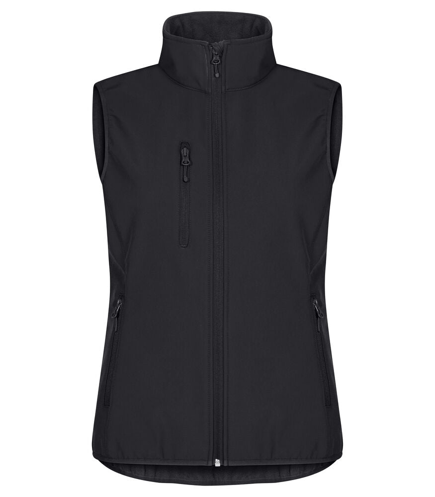 Classic Softshell Vest Women - black