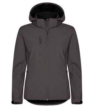 Classic Softshell Hoody Jacket Women - dark grey
