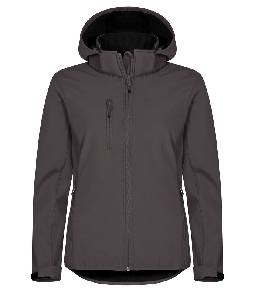 Classic Softshell Hoody Jacket Women - dark grey