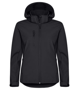 Classic Softshell Hoody Jacket Women - black