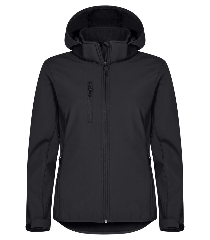 Classic Softshell Hoody Jacket Women - black