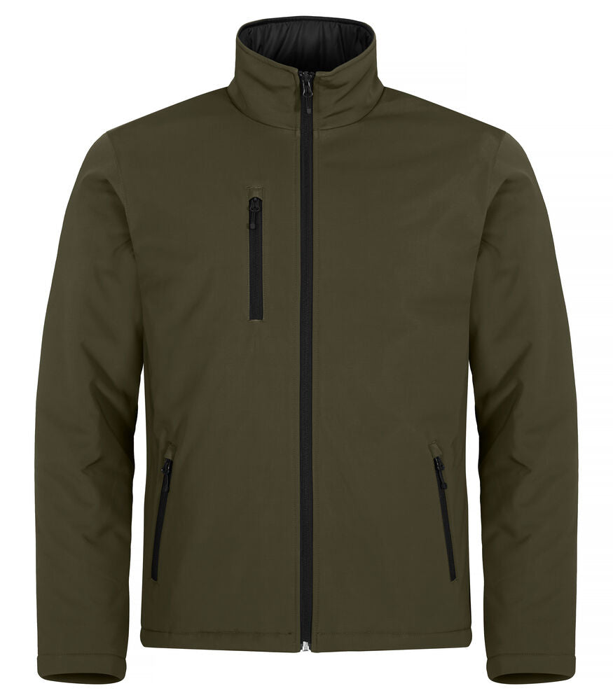 Padded Softshell Jacket - fog green