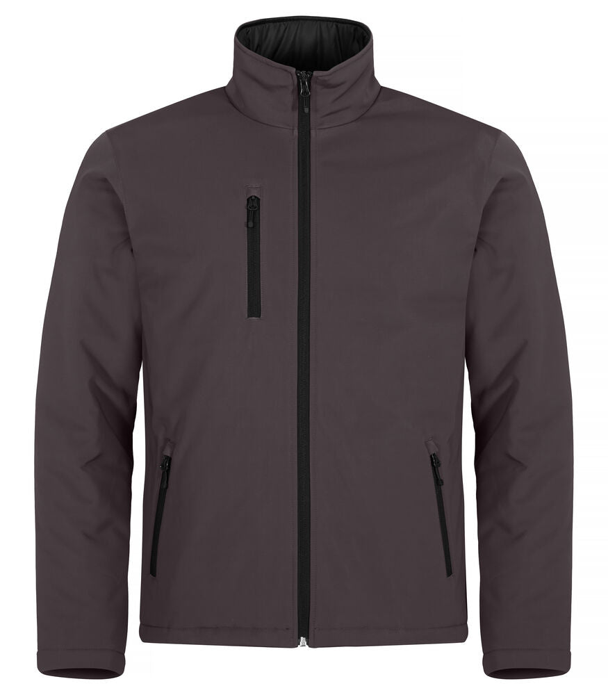 Padded Softshell Jacket - dark grey