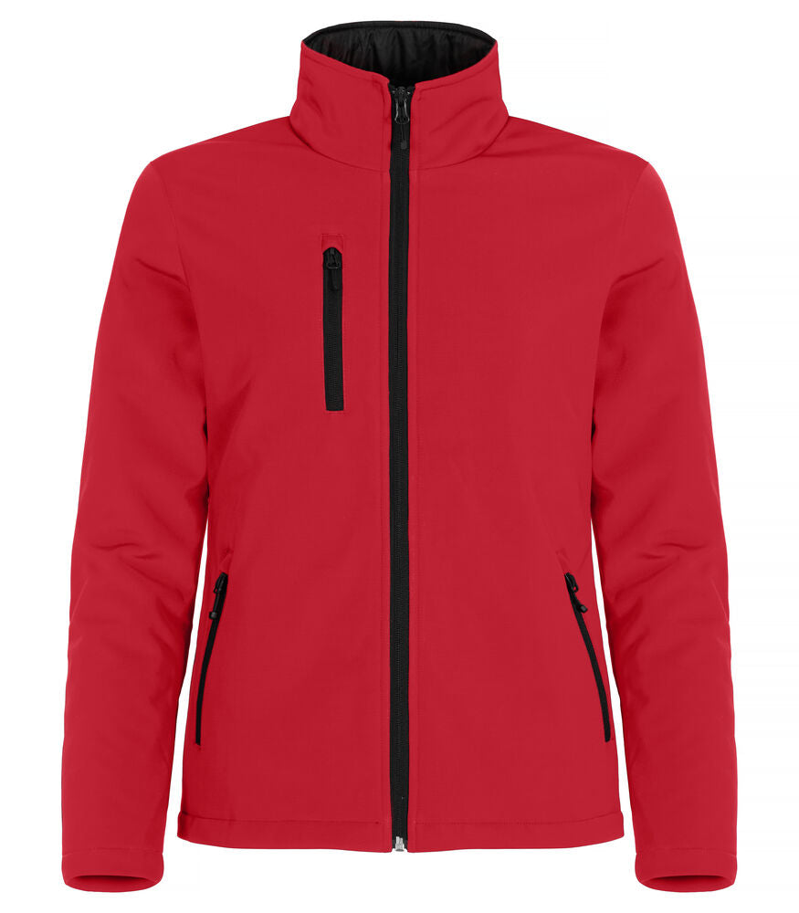 Padded Softshell Jacket Women - red