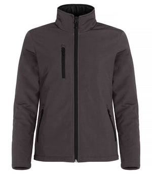 Padded Softshell Jacket Women - dark grey