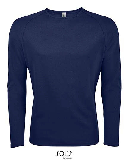 Heren sport T-shirt met lange mouwen sportief