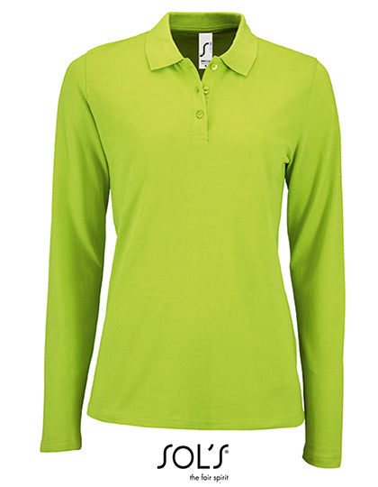 Perfect piquépolo met lange mouwen voor dames