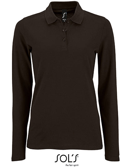 Perfect piquépolo met lange mouwen voor dames