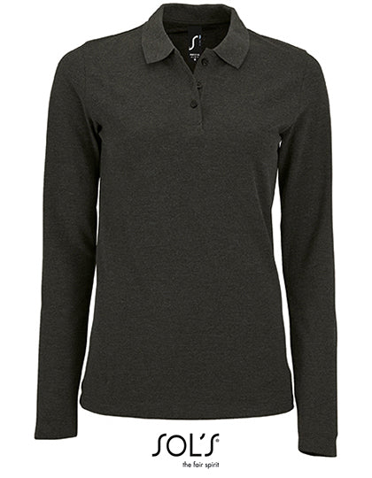 Perfect piquépolo met lange mouwen voor dames