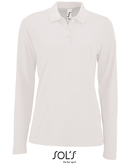 Perfect piquépolo met lange mouwen voor dames