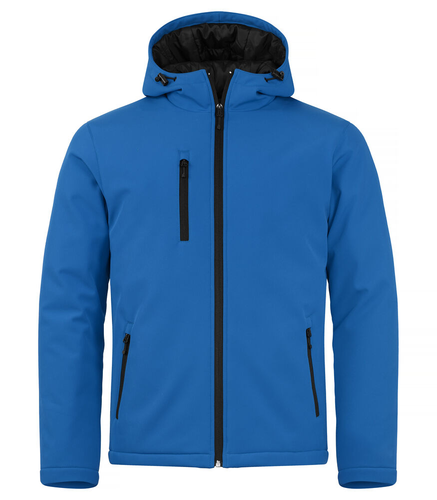 Padded Hoody Softshell Jacket - royal blue