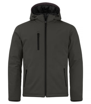 Padded Hoody Softshell Jacket - dark grey