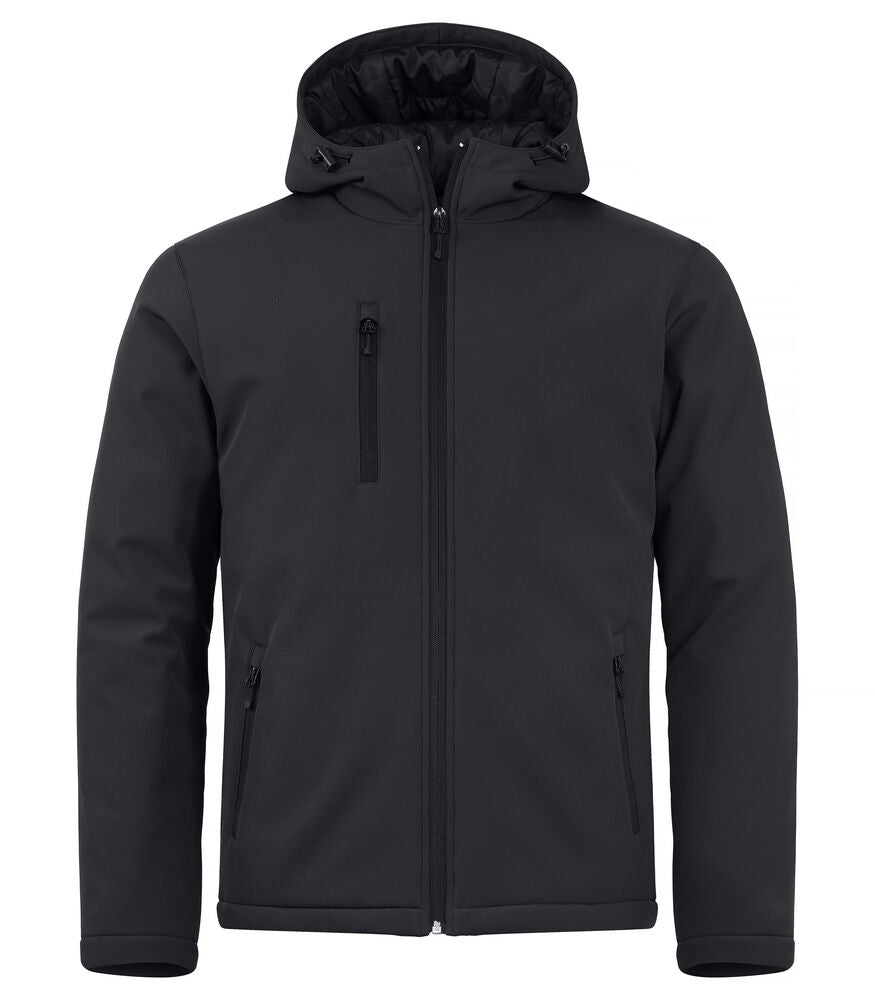 Padded Hoody Softshell Jacket - black